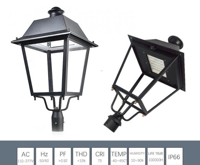 Bán hàng nóng Antique High Lumens Super Brightness Post Top Lantern Led Garden Spot Light